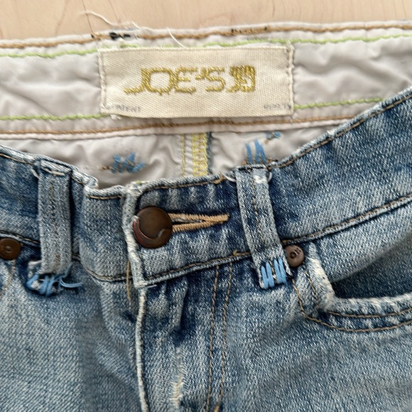 Vintage Joe’s Jeans with pastel rainbow low rise size 26 Women’s - Picture 3 of 9